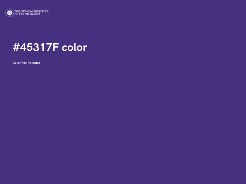 #45317F color image