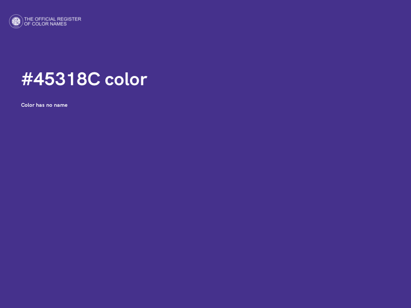 #45318C color image