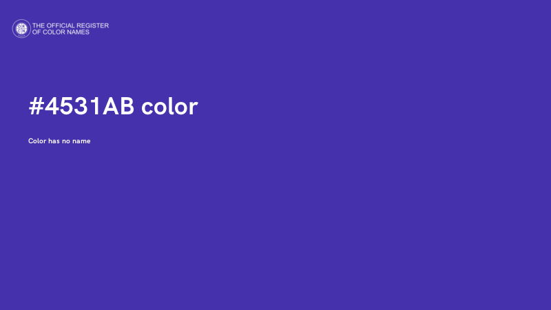 #4531AB color image