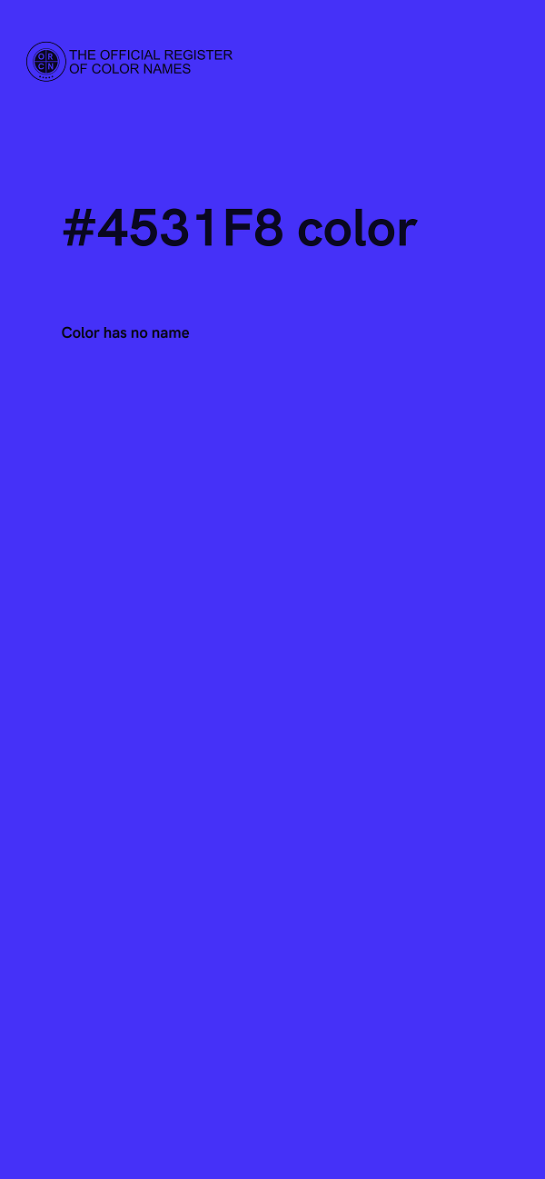 #4531F8 color image