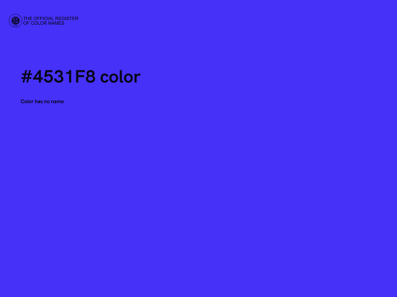#4531F8 color image