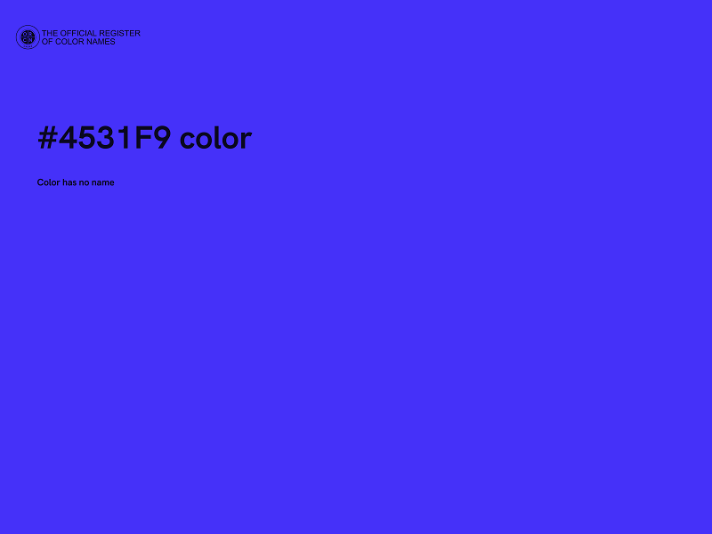 #4531F9 color image