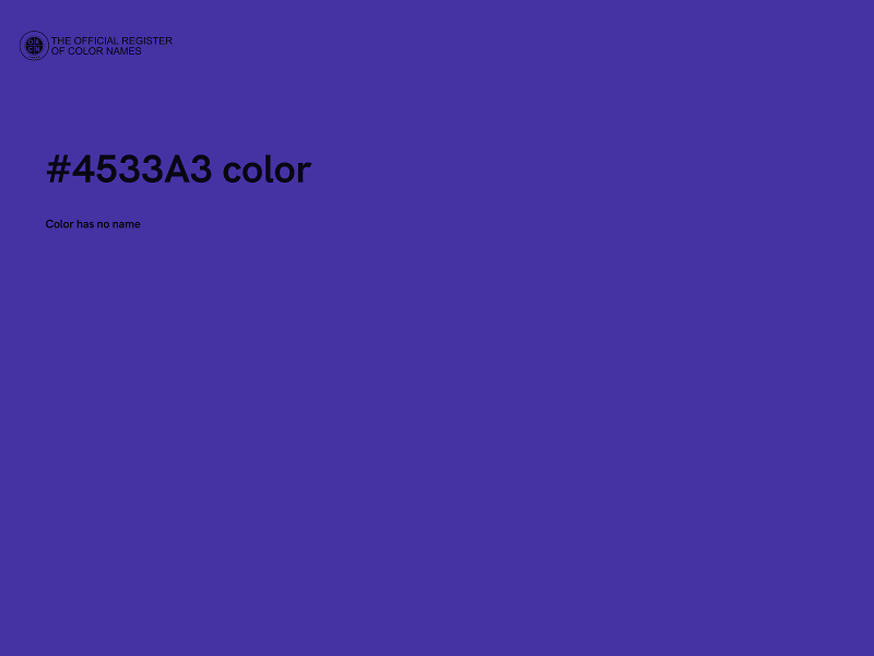 #4533A3 color image