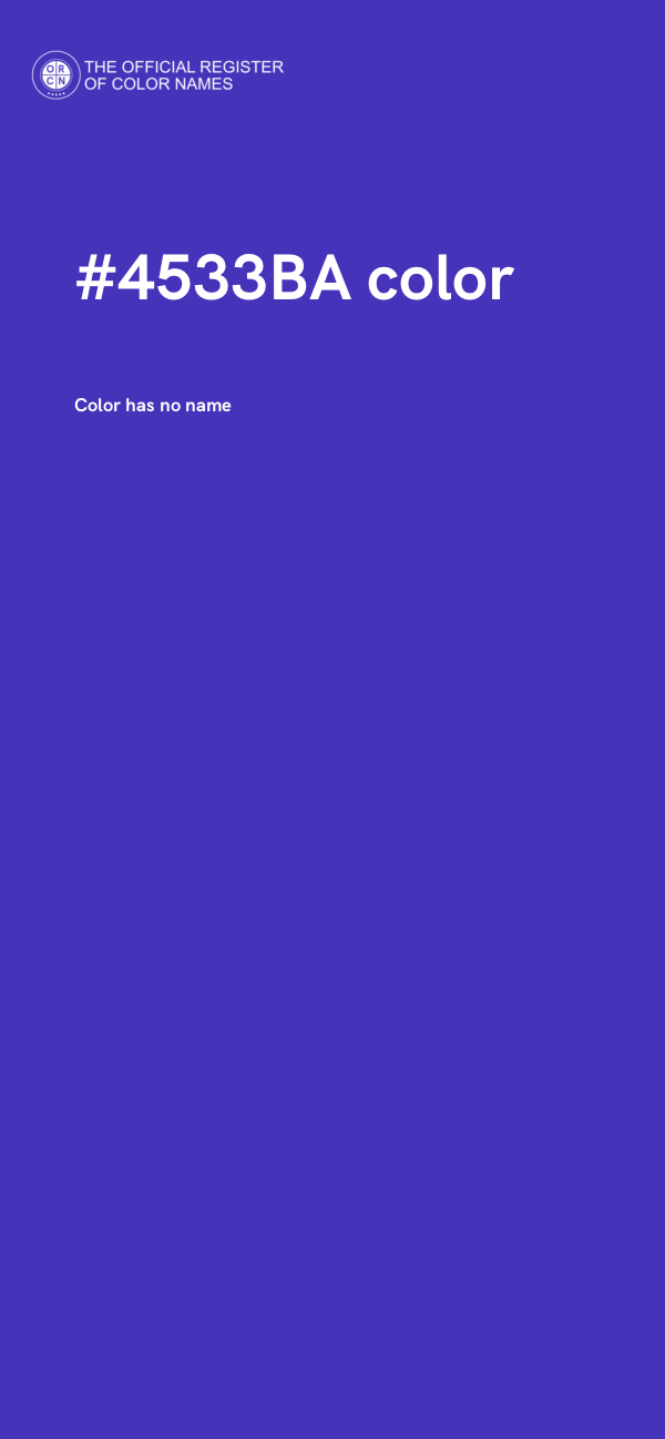 #4533BA color image