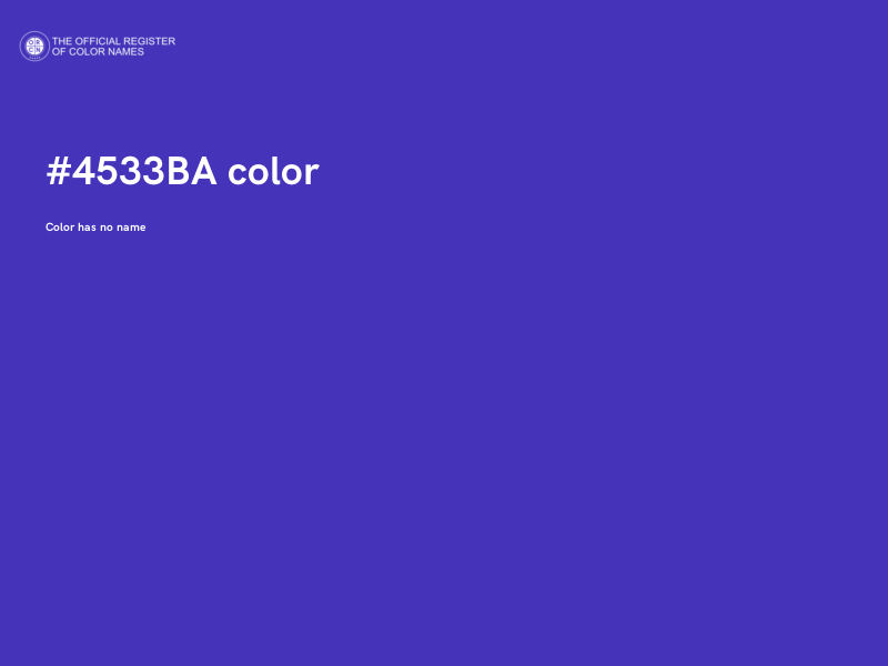 #4533BA color image