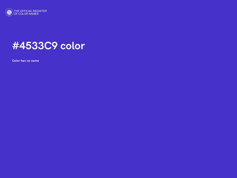 #4533C9 color image