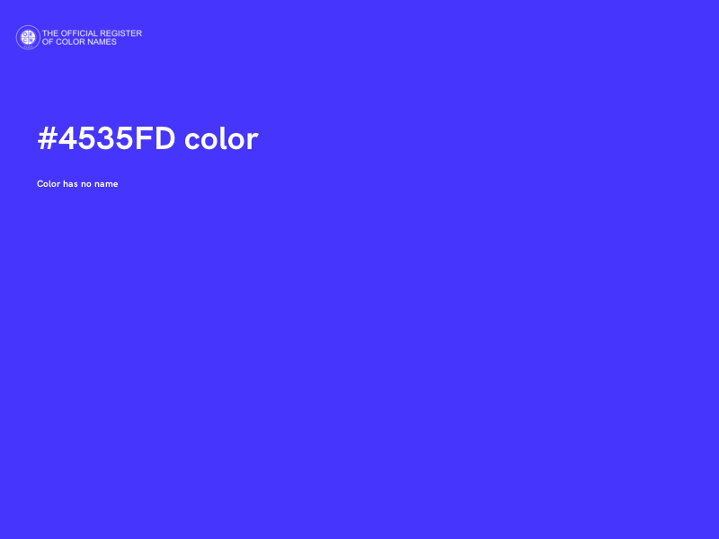 #4535FD color image