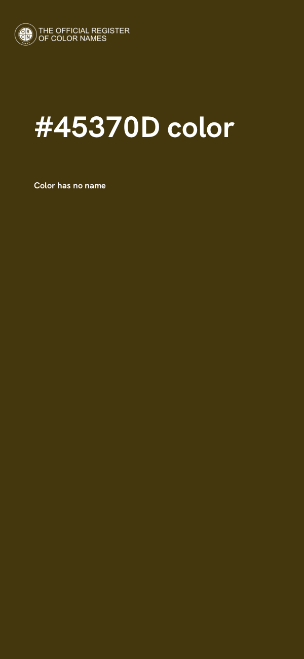#45370D color image