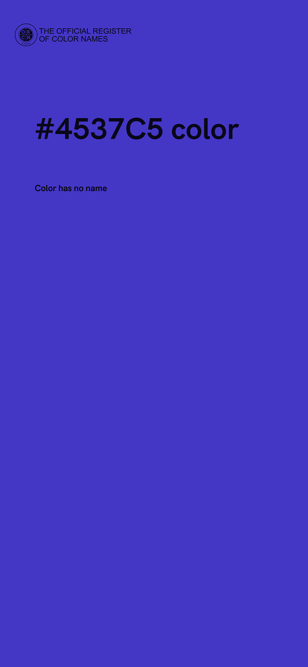 #4537C5 color image