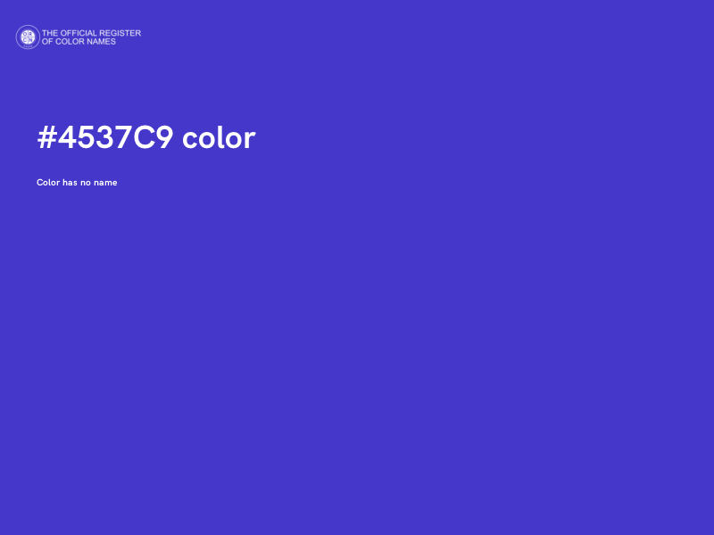#4537C9 color image