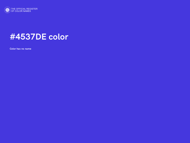 #4537DE color image