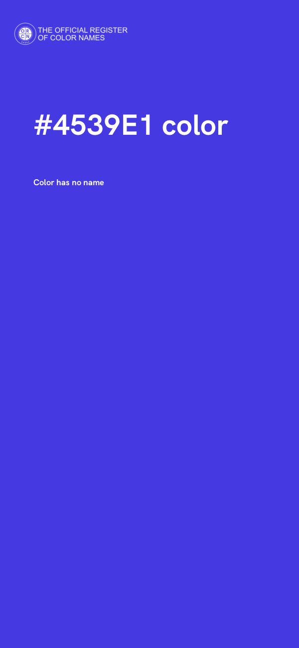 #4539E1 color image