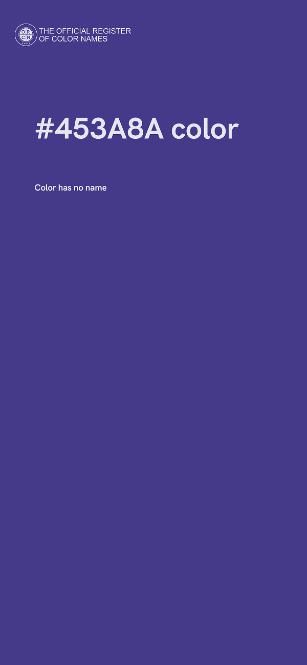 #453A8A color image