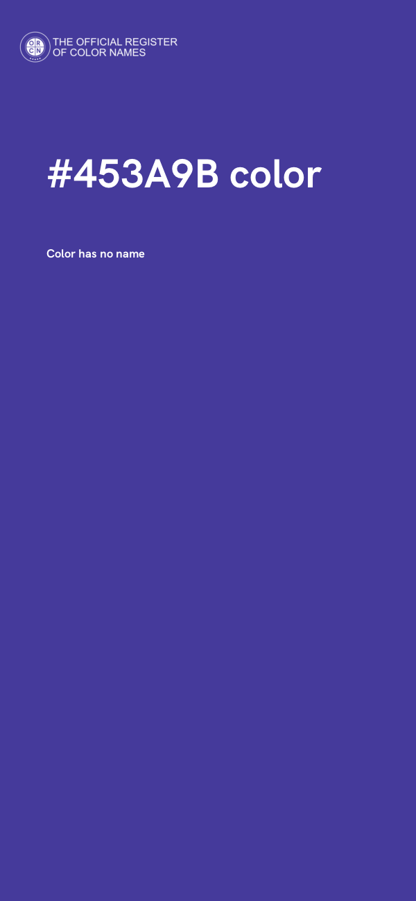 #453A9B color image
