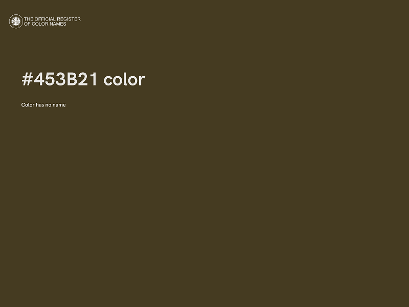 #453B21 color image
