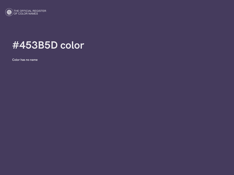 #453B5D color image