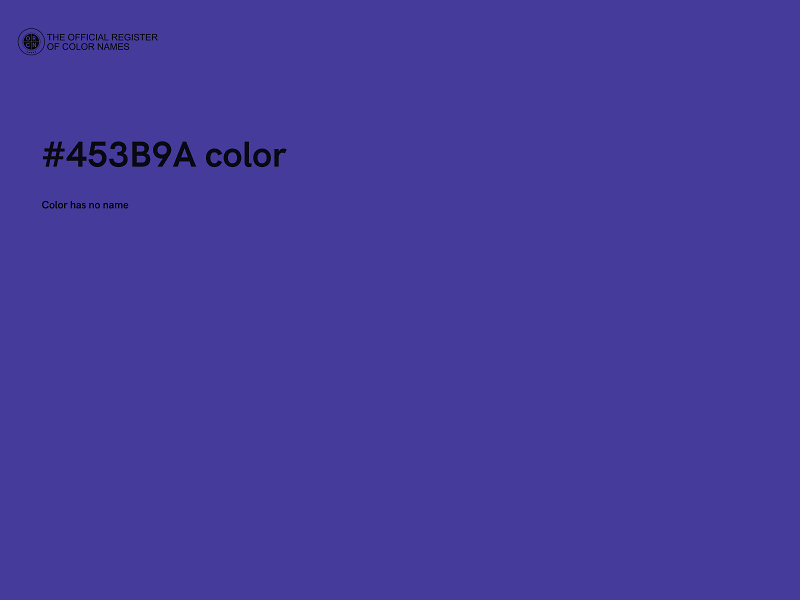 #453B9A color image