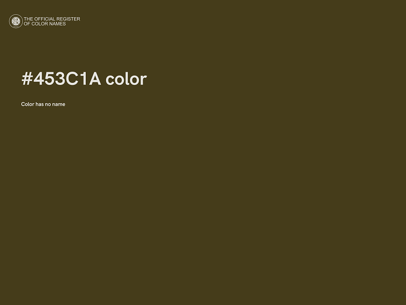 #453C1A color image