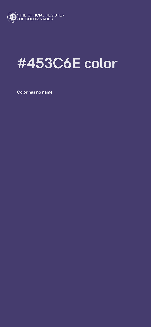 #453C6E color image