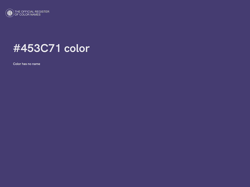 #453C71 color image