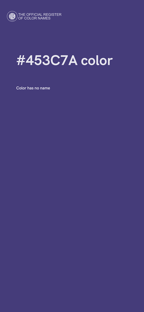 #453C7A color image