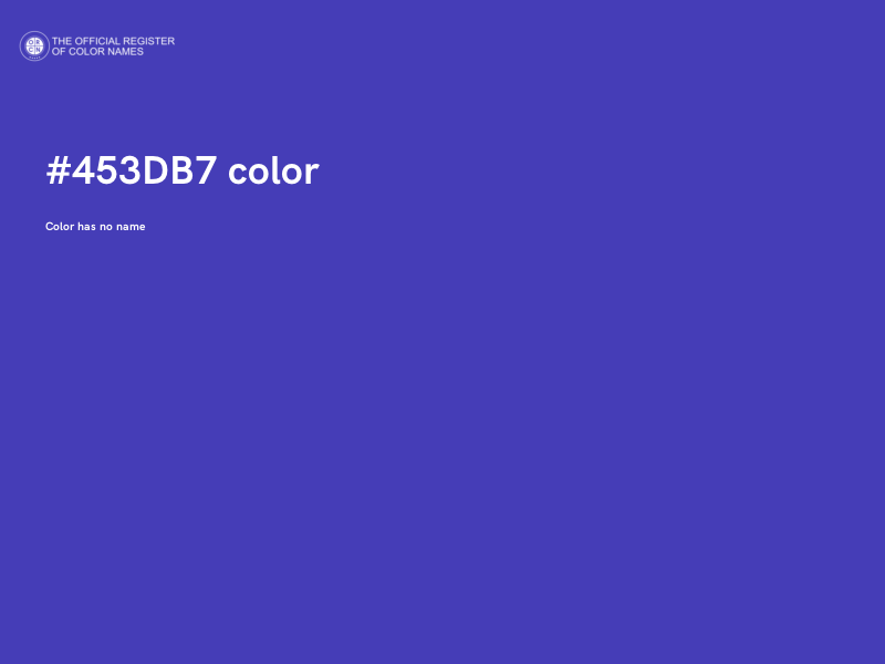 #453DB7 color image