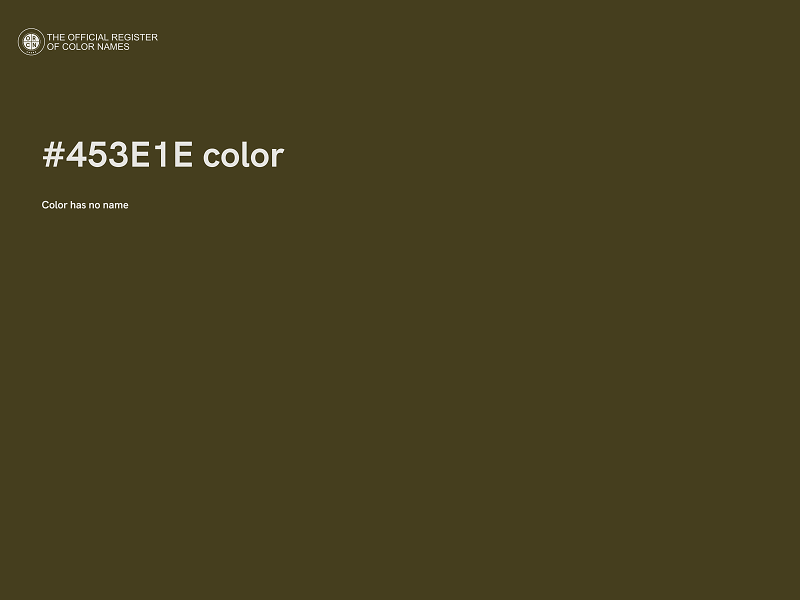 #453E1E color image