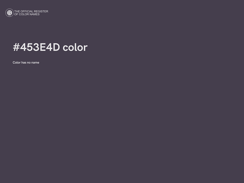 #453E4D color image