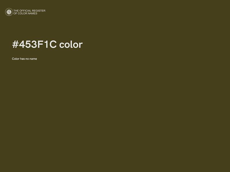#453F1C color image