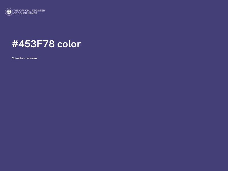 #453F78 color image