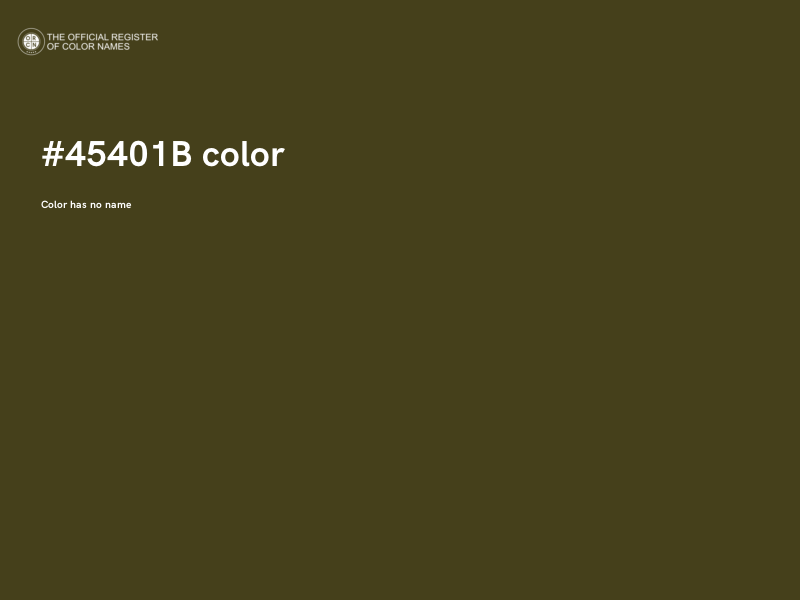 #45401B color image