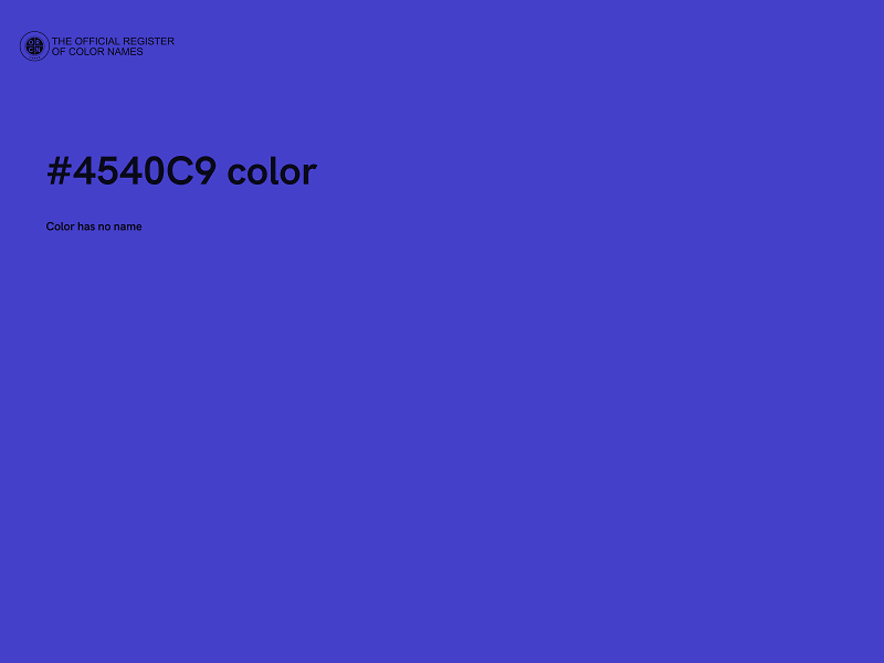 #4540C9 color image