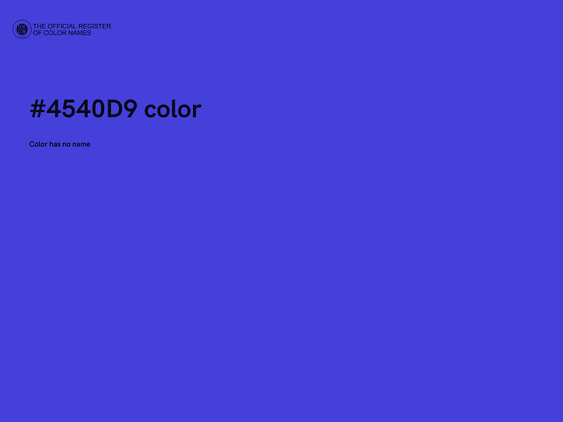 #4540D9 color image