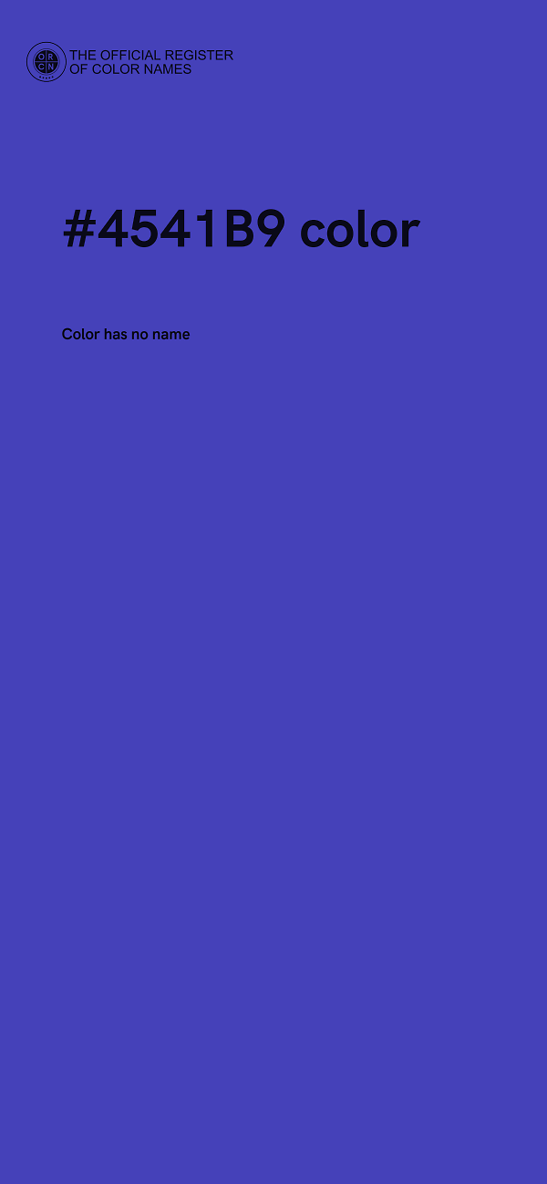 #4541B9 color image