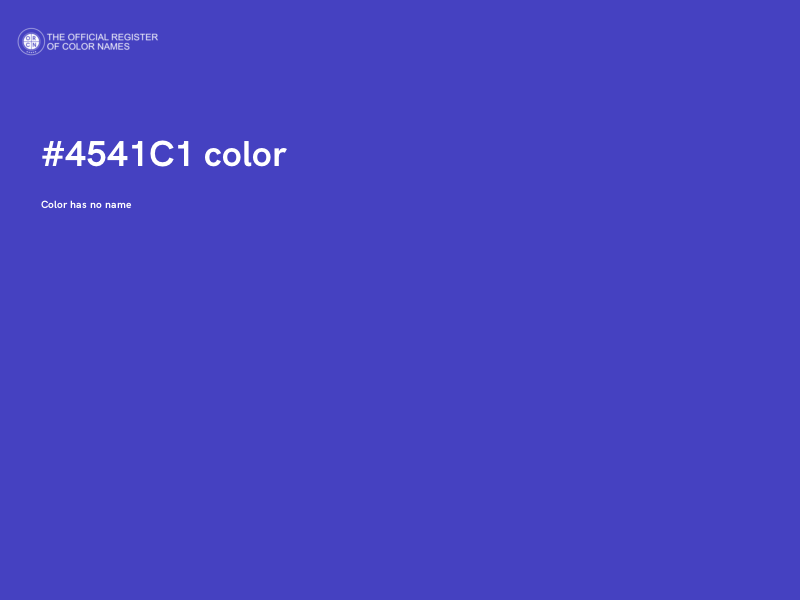 #4541C1 color image