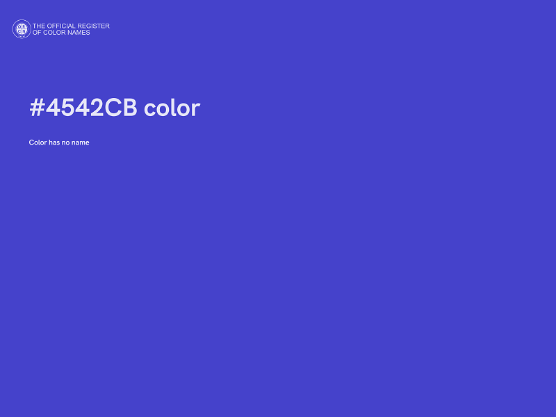 #4542CB color image