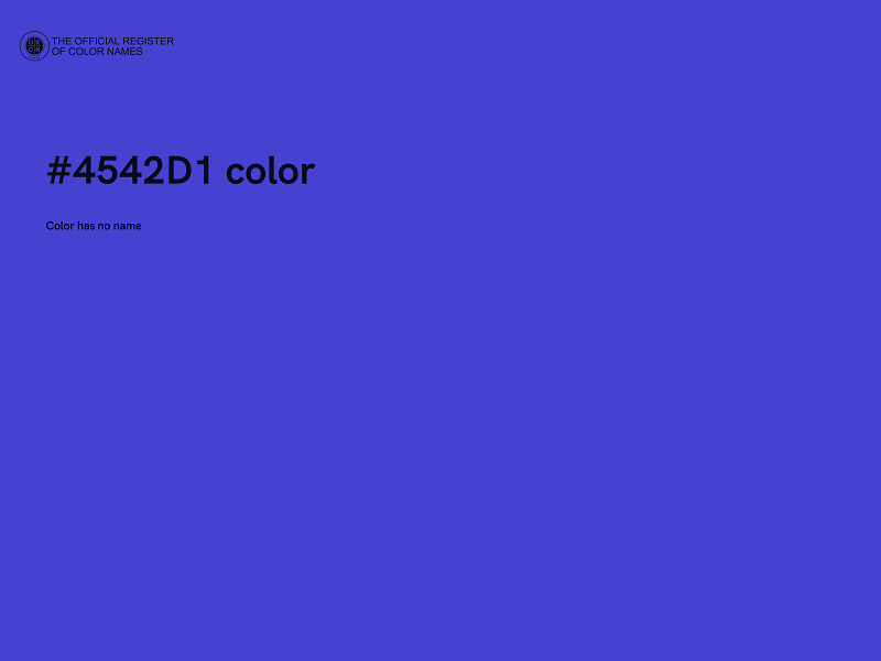 #4542D1 color image