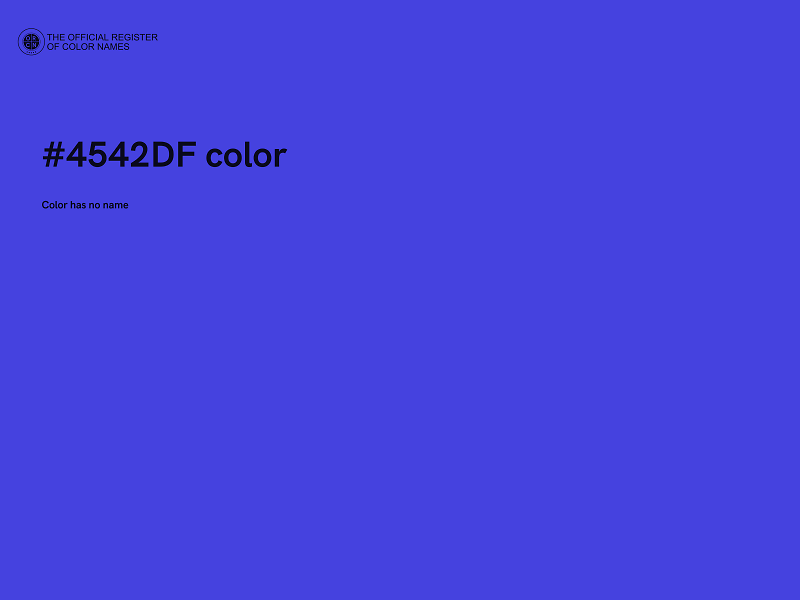 #4542DF color image