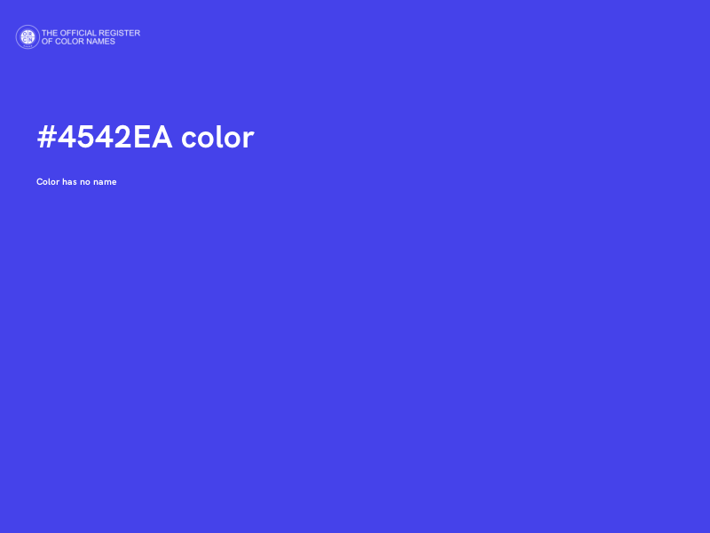 #4542EA color image