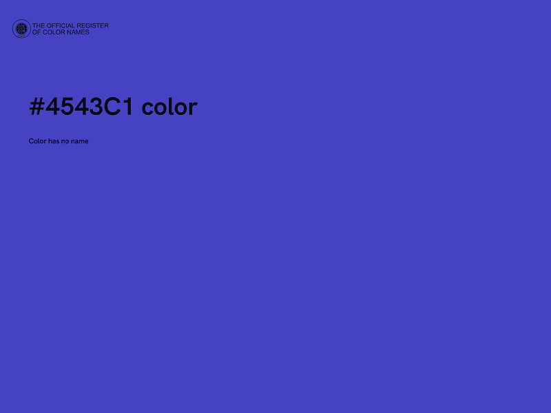 #4543C1 color image