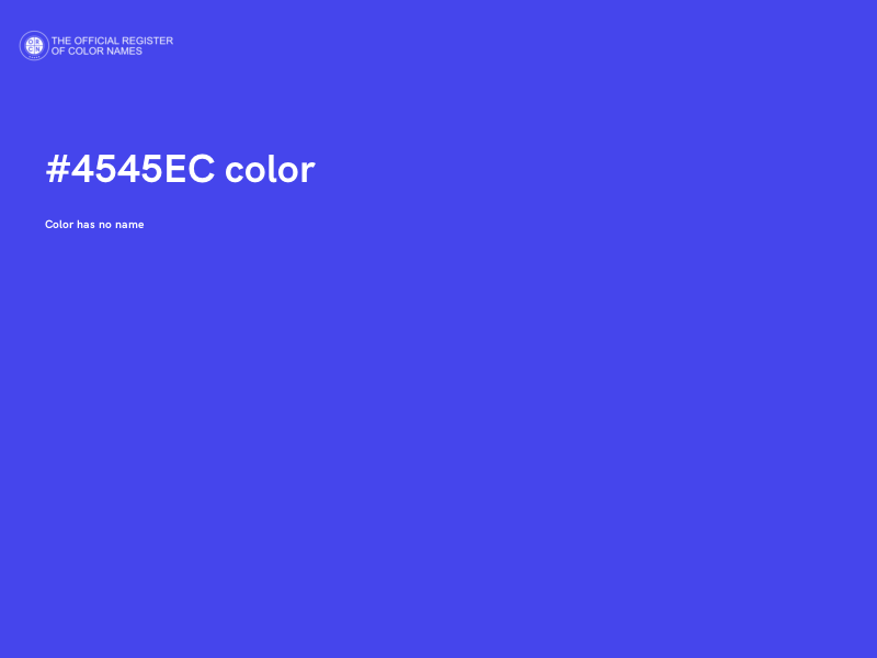 #4545EC color image