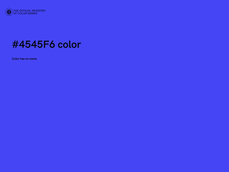 #4545F6 color image