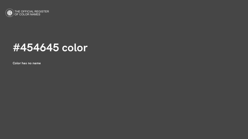 #454645 color image