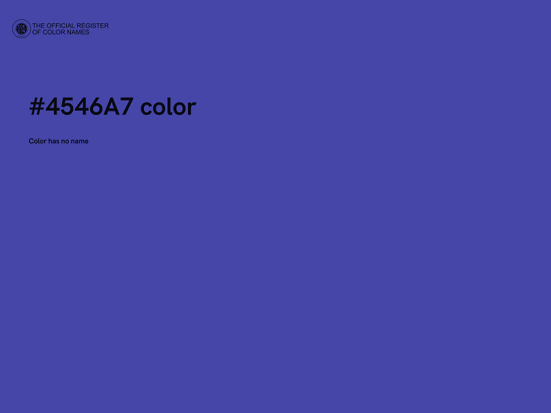 #4546A7 color image