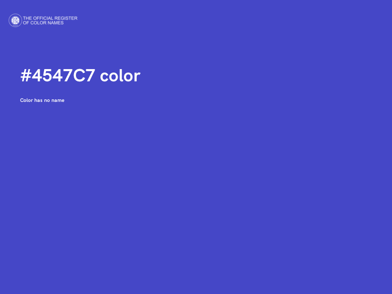 #4547C7 color image