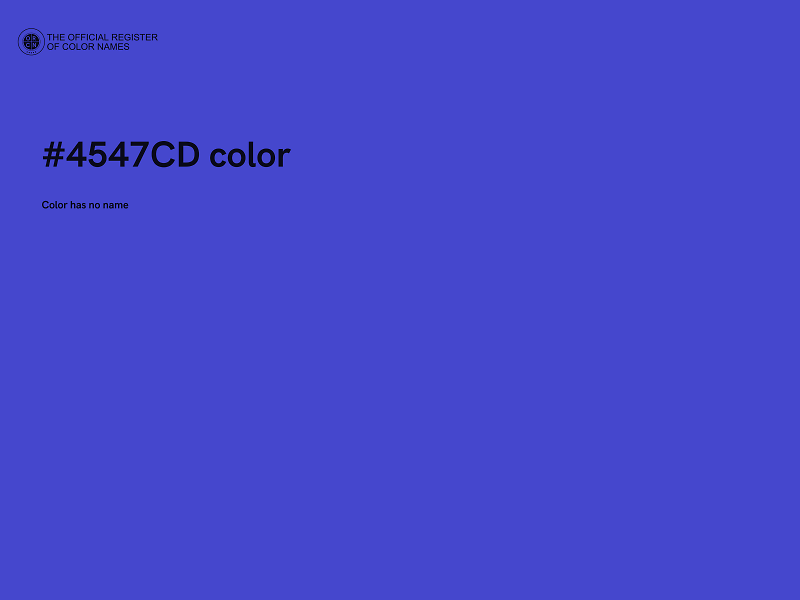 #4547CD color image