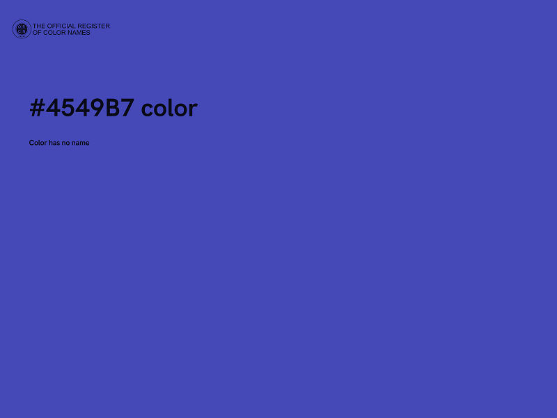 #4549B7 color image