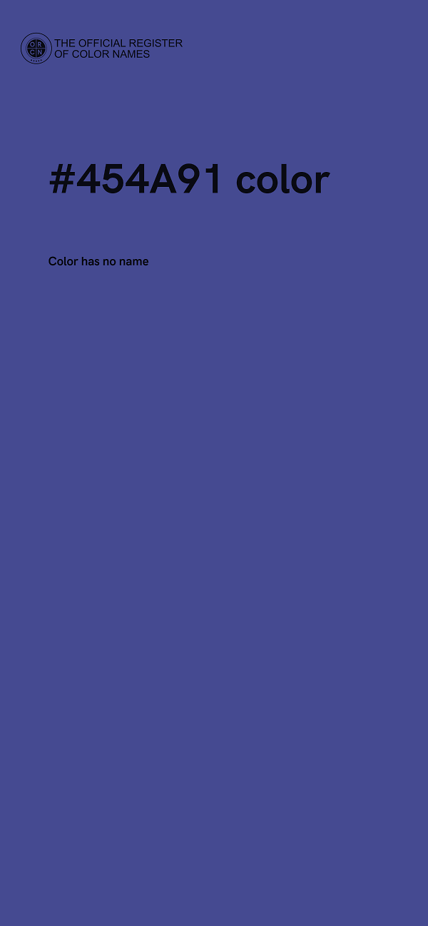 #454A91 color image