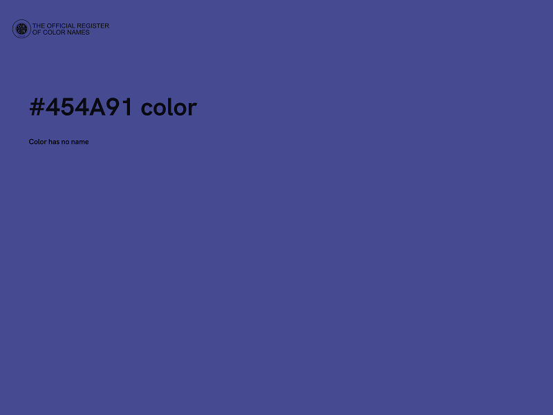 #454A91 color image