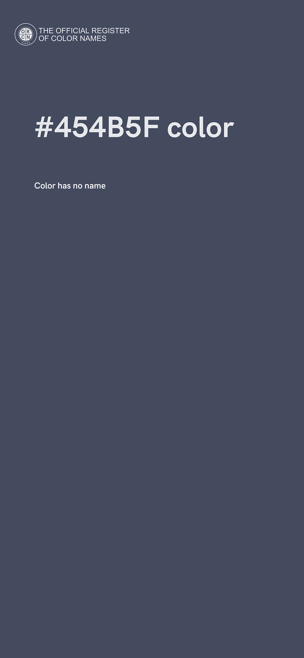 #454B5F color image